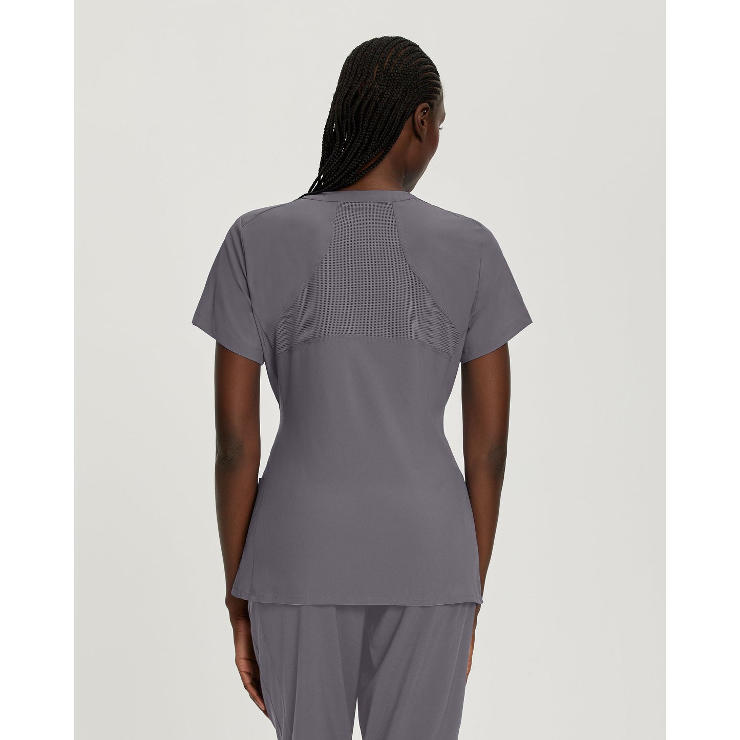 White Cross FIT Women's 2-Pocket V-Neck Scrub Top - SALE