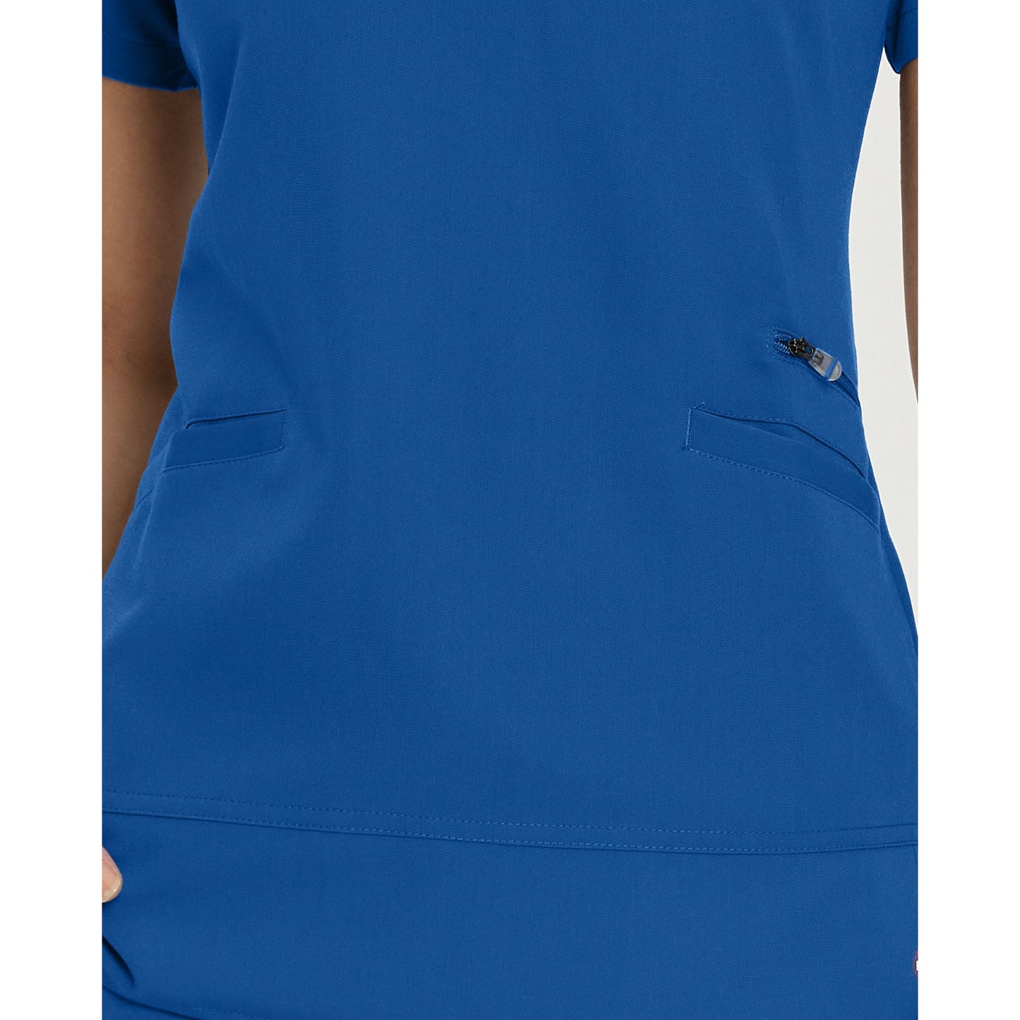 White Cross V-Tess Women's 3-Pocket V-Neck Scrub Top