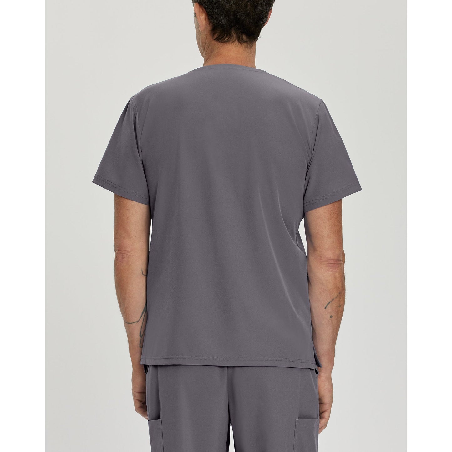 White Cross FIT Men's 3-Pocket V-Neck Scrub Top