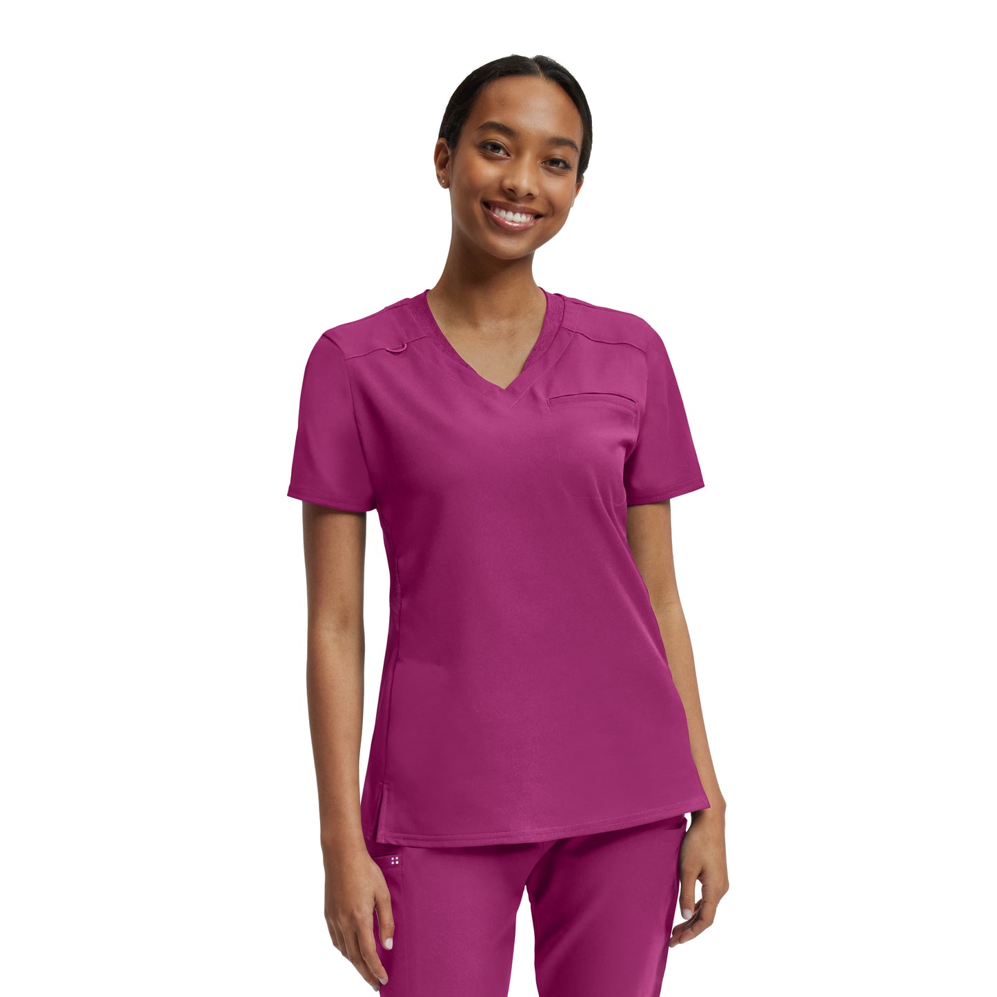 White Cross VIBE Women's 2-Pocket V-Neck Scrub Top