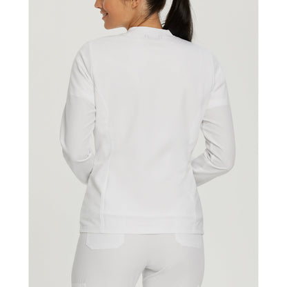 White Cross V-Tess Women's 3-Pocket Warm-Up Scrub Jacket