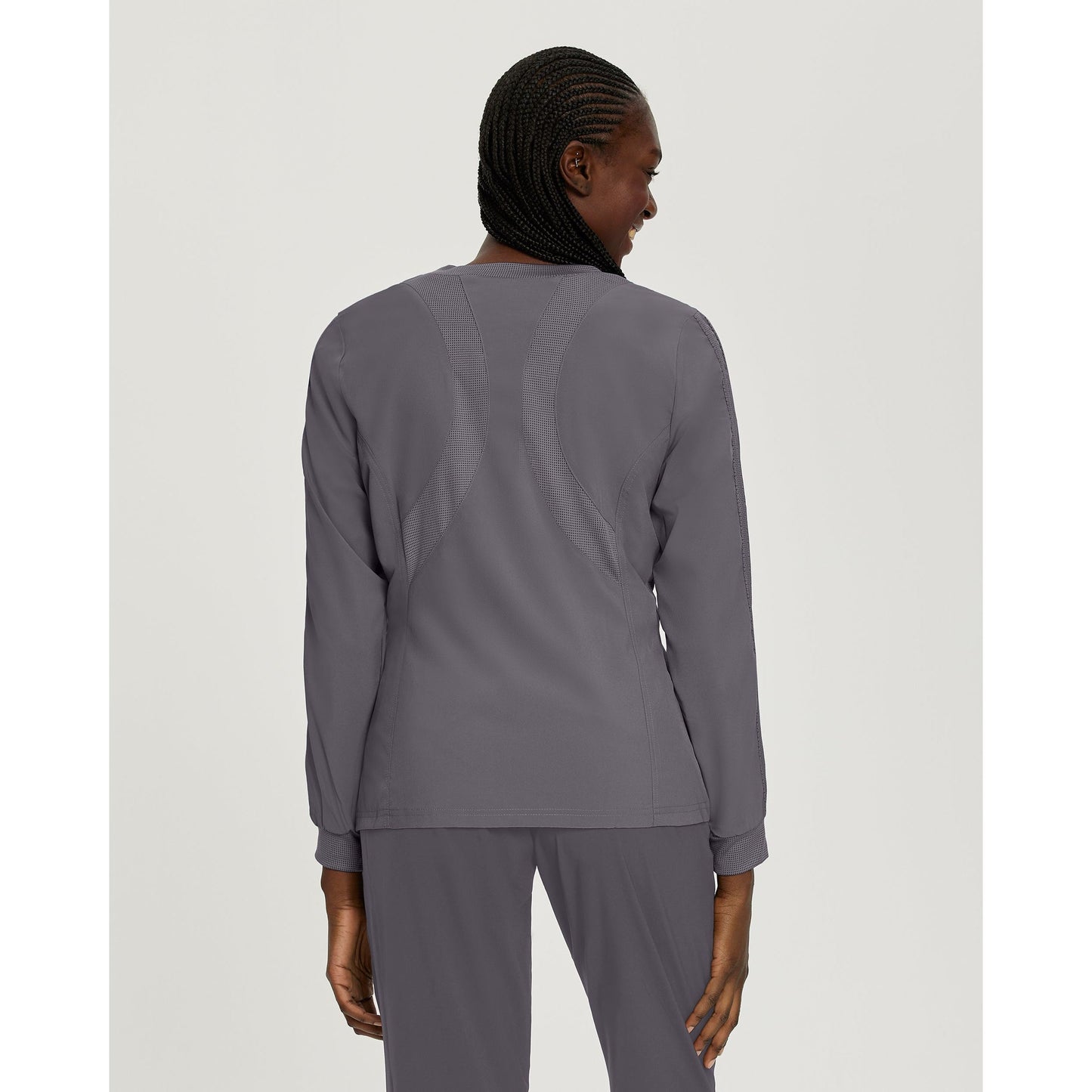 White Cross FIT Women's 2-Pocket Warm-Up Scrub Jacket