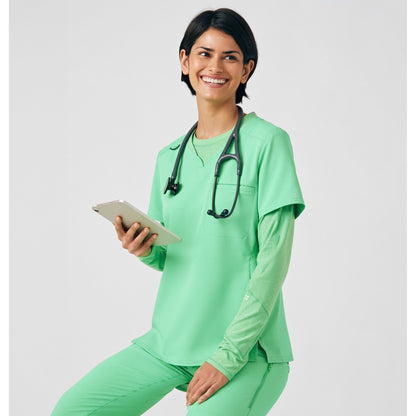 White Cross VIBE Women's 2-Pocket V-Neck Scrub Top