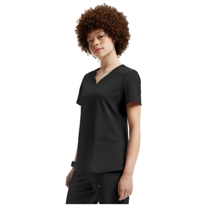 White Cross VIBE Women's 3-Pocket V-Neck Scrub Top