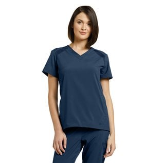 White Cross FIT Women's 2-Pocket V-Neck Scrub Top