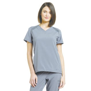 White Cross FIT Women's 2-Pocket V-Neck Scrub Top