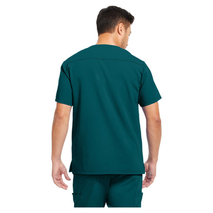 White Cross V-Tess Men's 3-Pocket V-Neck Scrub Top SALE