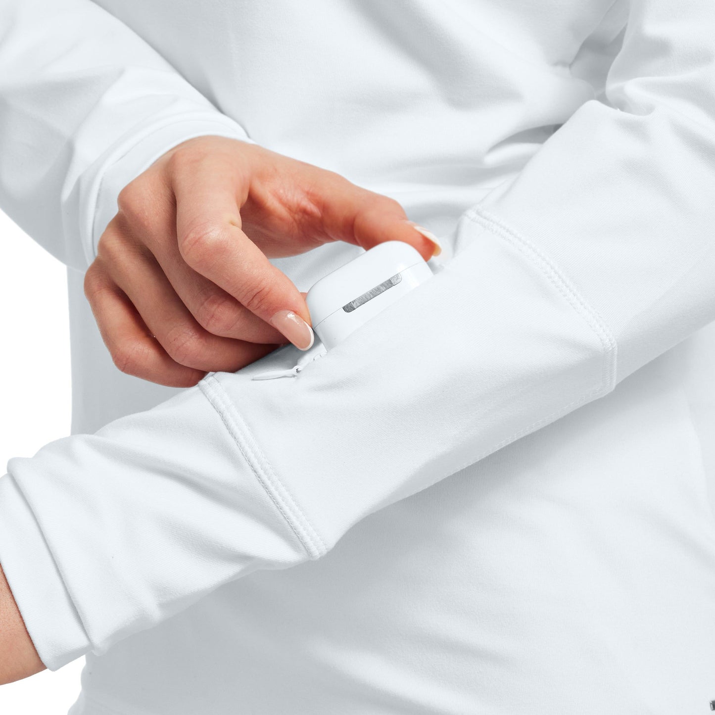 White Cross CRFT Women's 1-Pocket Long-Sleeve Tee