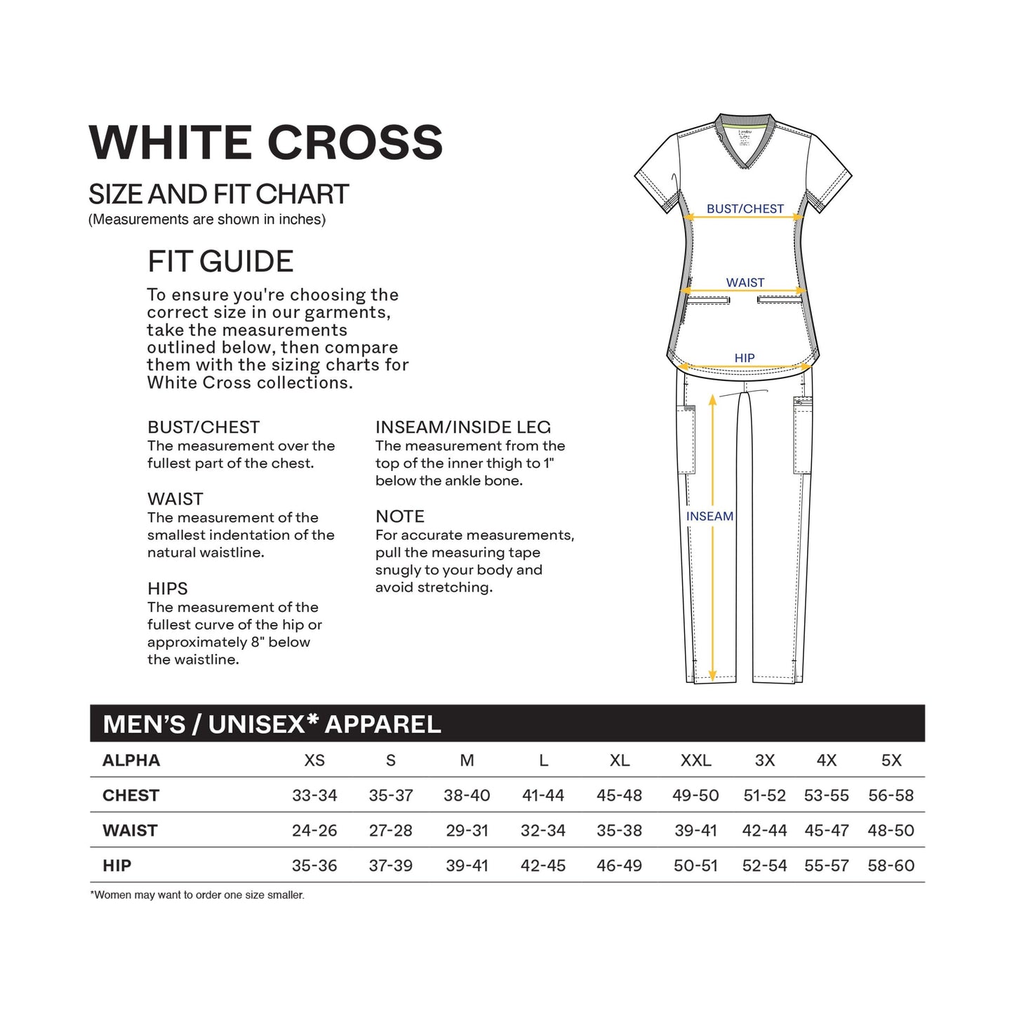 White Cross FIT Men's Jogger Scrub Pants (SALE)