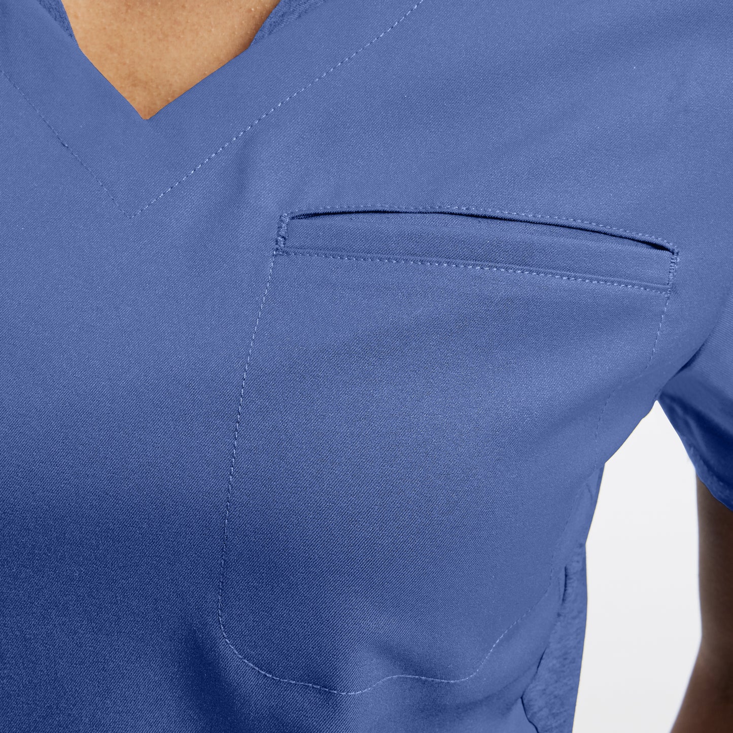 White Cross VIBE Women's 2-Pocket V-Neck Scrub Top