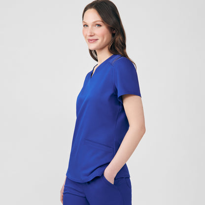 White Cross VIBE Women's 3-Pocket V-Neck Scrub Top