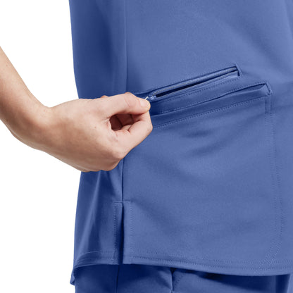 White Cross VIBE Women's 3-Pocket V-Neck Scrub Top