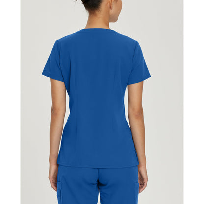 White Cross V-Tess Women's 1-Pocket V-Neck Scrub Top - SALE