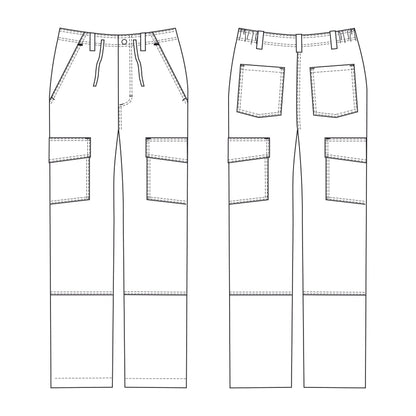 White Cross DUO Scrubs Men's Scrub Pants