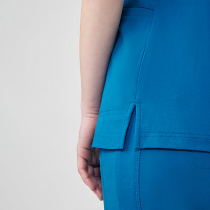 White Cross CRFT Women's 3-Pocket V-Neck Scrub Top