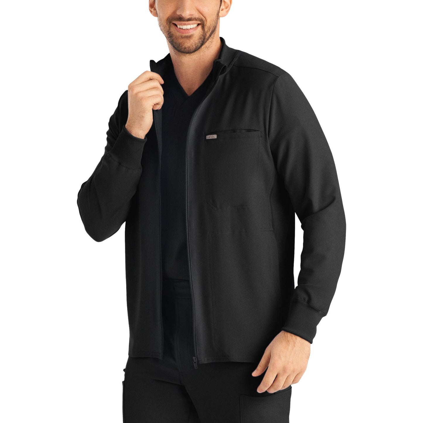 Landau Forward Men's 3-Pocket Scrub Jacket