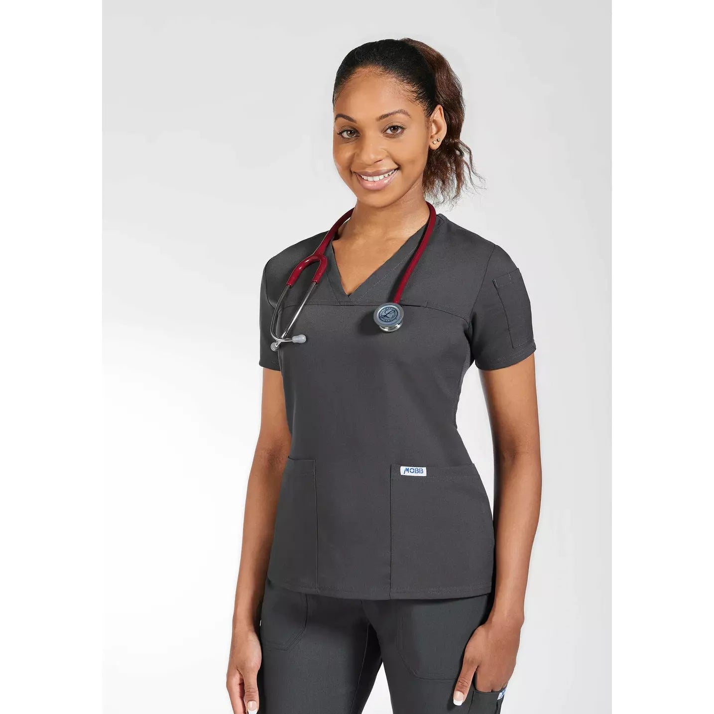 Classic V-Neck Scrub Top The Rosey T3030