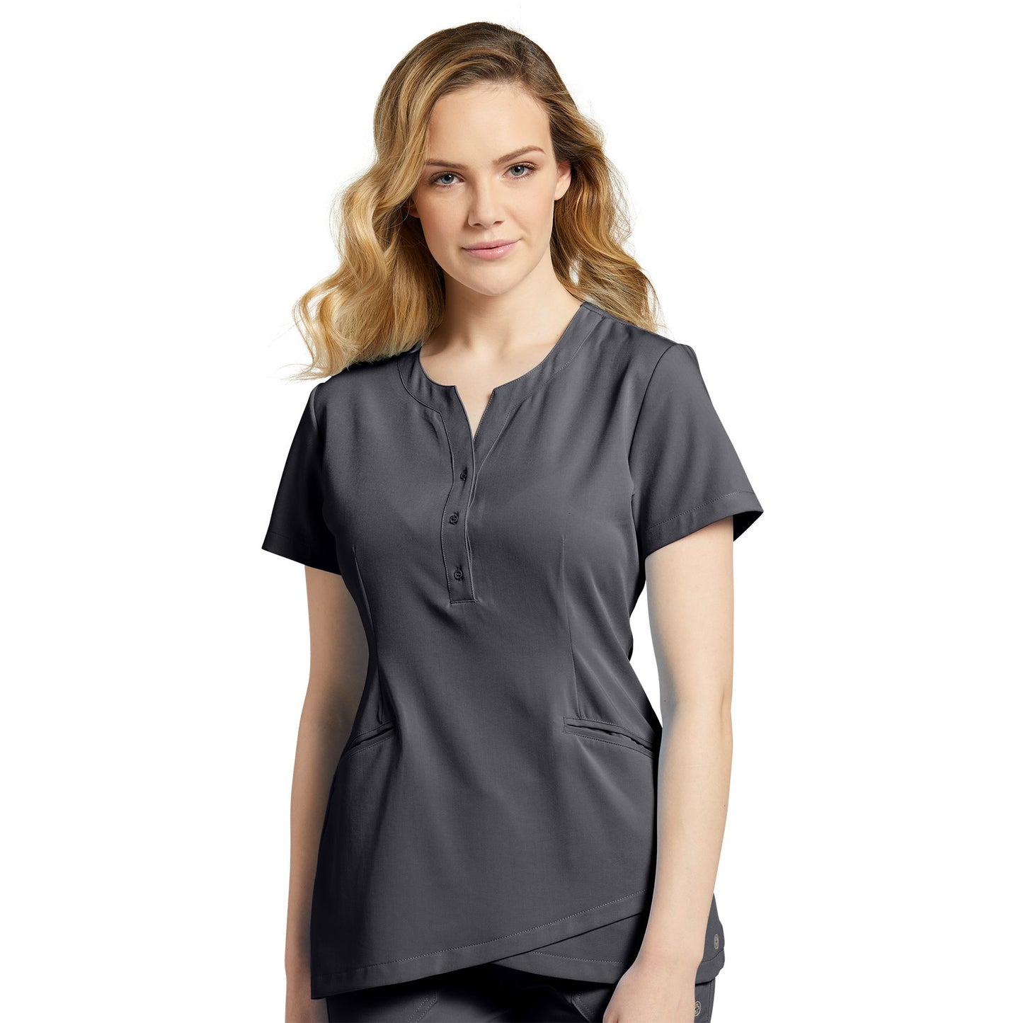Scrub Top by Marvella Very Soft with front buttons 784 (SALE)