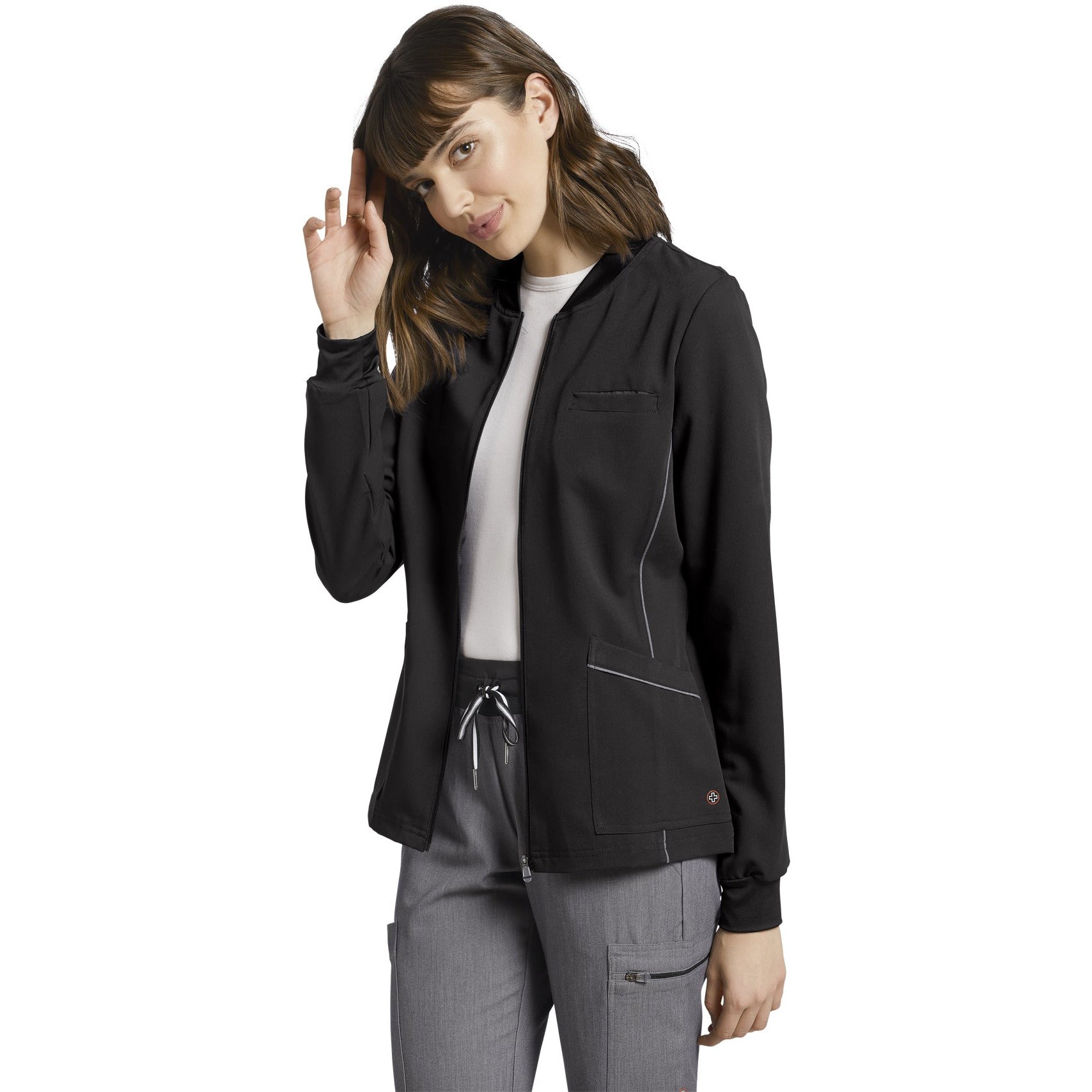 V-TESS Women's Zip Front Jacket & Women's Cargo Scrub Pant 953/337 *COMPLETE SET*