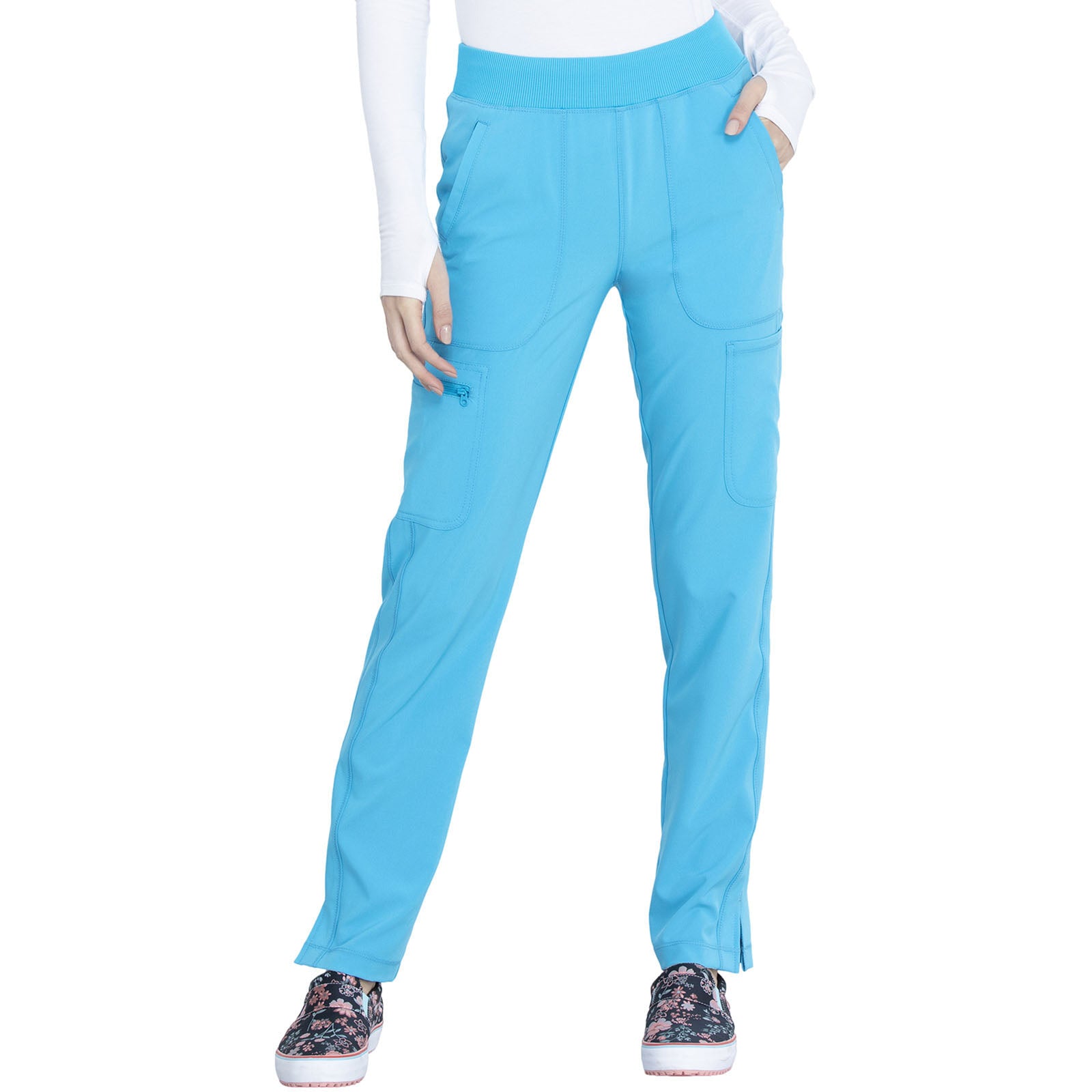 Women's Scrub Pant Mid Rise Tapered Leg Pull-on by Cherokee  CK065 SALE