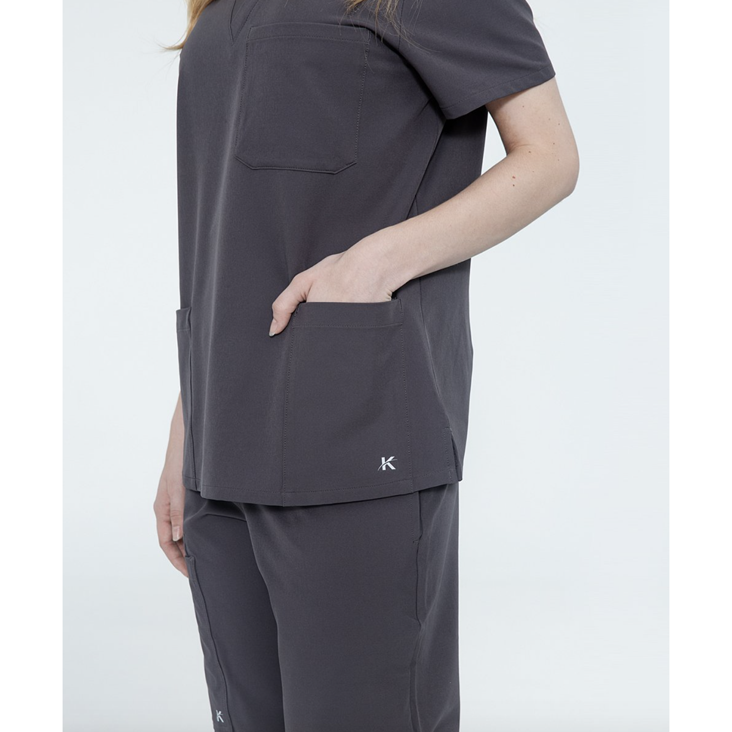 BUY ANY 3 KALEA AND GET 1 FREE KALEA DEAL* Scrub Top Women's Water Resistant & Four Way Stretch Reverie 3-Pocket  AT2 (SALE)