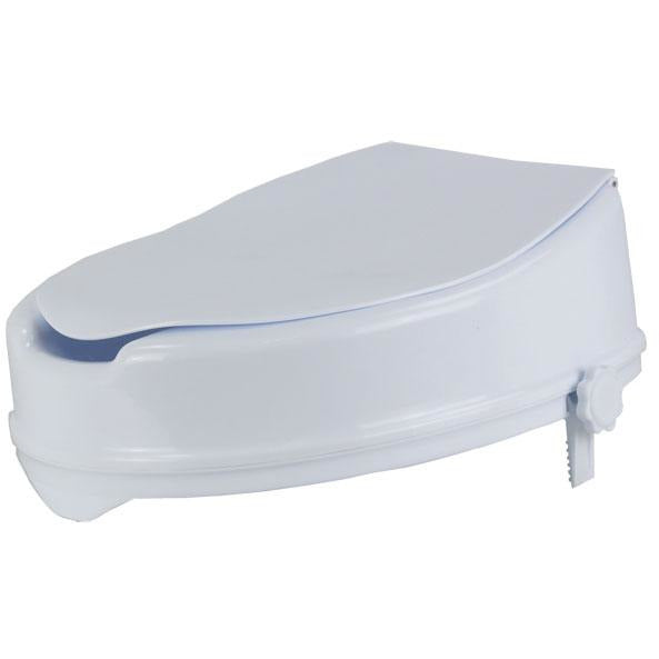 2" Raised Toilet Seat with Lid: MHLRTSD2