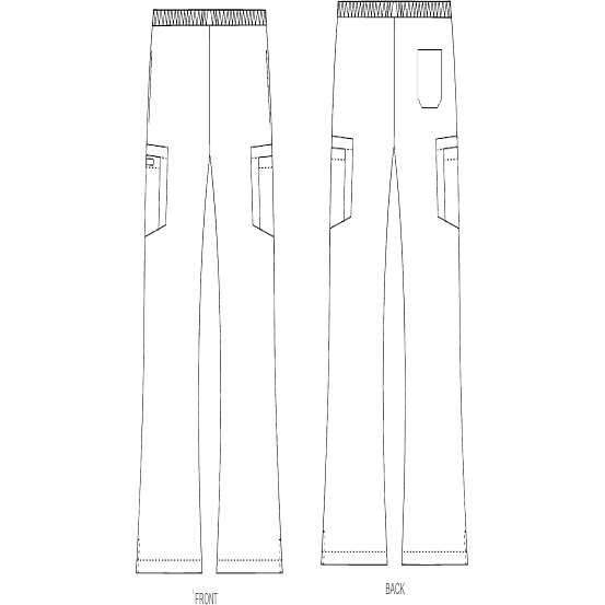 MOBB Flip Flap Tall Scrub Pant - 36 inch (CLEARARANCE) (312PT)